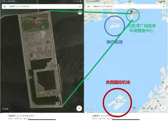 关西地区的大型垃圾最终填埋场——大阪湾广域临海环境整备中心（图片来源：作者自制）