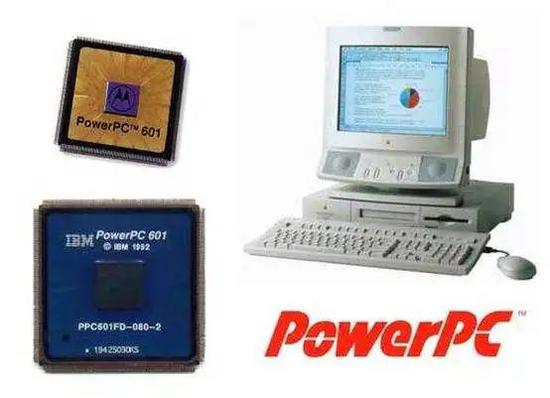 PowerPC架构芯片与电脑 图源：AppleInsider