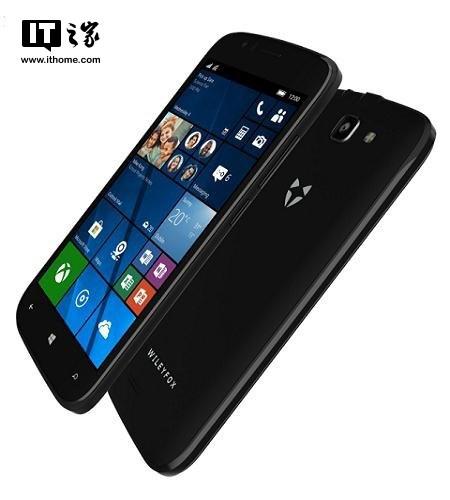 ▲Wileyfox Pro，你所能买到的最新的Windows 10 Mobile设备。