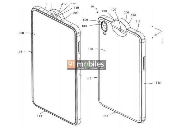 OPPO新机专利（图取自91mobiles）