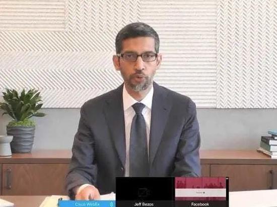 今年7 月 Sundar Pichai 参与国会听证