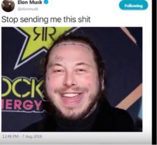 Elon 被称为“车界恐怖分子”，有用户把他照片ps成了基地二号头目扎卡维