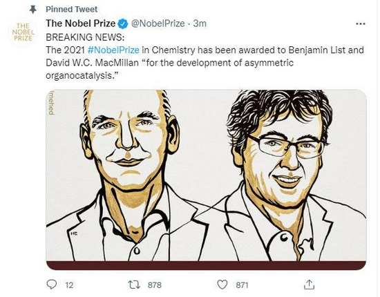 两位科学家共享诺贝尔化学奖！这些发明从“云端”到日常
