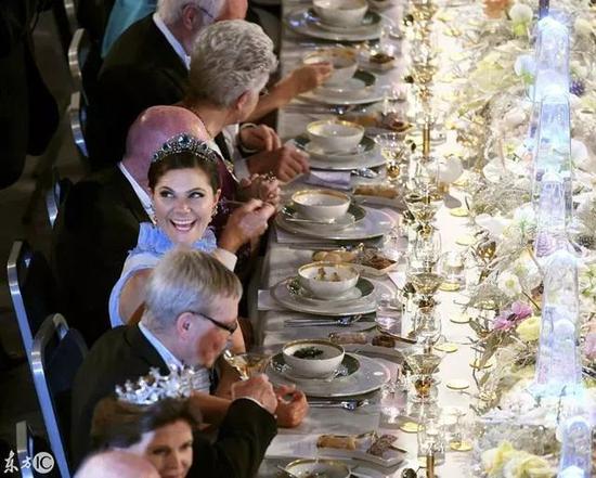 2017年诺贝尔晚宴现场 作者提供