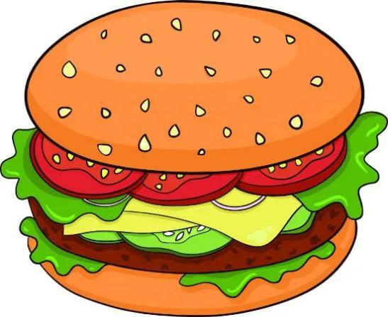 图1 含有丰富食材的汉堡
