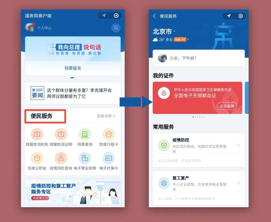 全国电子无偿献血证上线！与纸质版同等效力