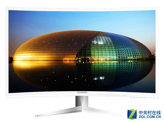 现代n32c曲面显示器
