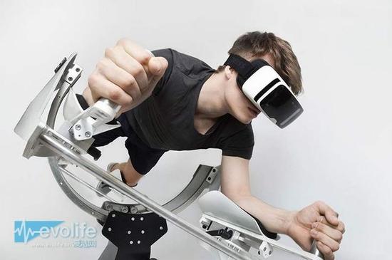 练出肌肉 icaros健身器把vr游戏带入健身领域|虚拟现实|vr|模拟器
