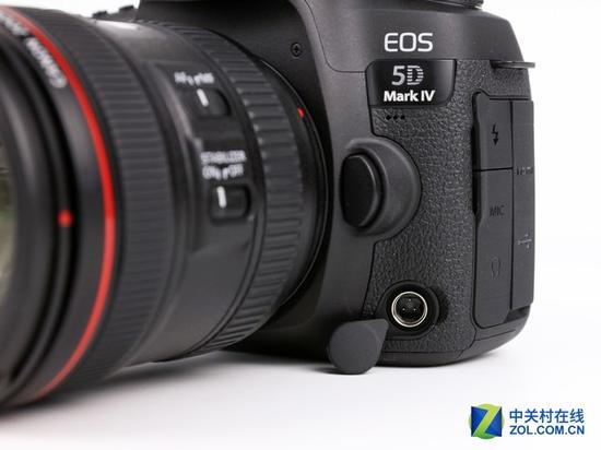 佳能5d mark iv铭牌与快门线接口