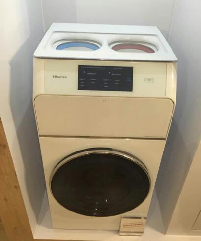 全球首台一机三筒洗衣机现身