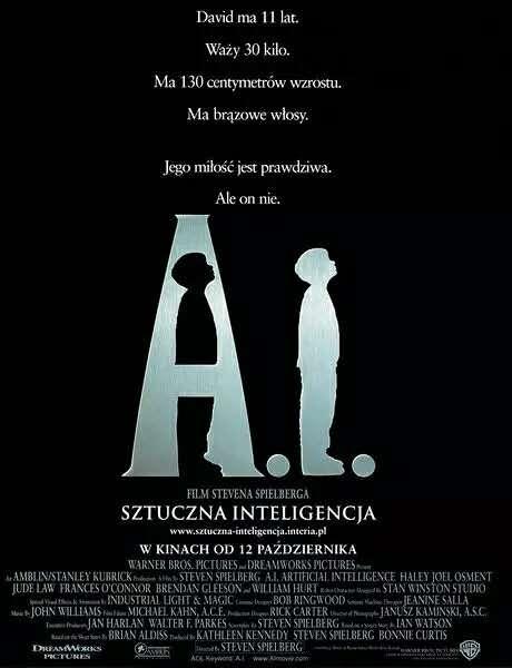 人工智能/Artificial Intelligence： AI （2001）&nbsp;