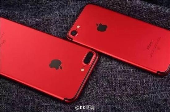 来自华强北的iphone 7 这回改成了红色 手机新浪网