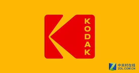 新版的柯达logo,其设计造型上与从1971年到2006年期间版本的logo非常