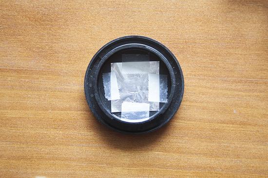 变废为宝用多余的镜头盖制作针孔相机