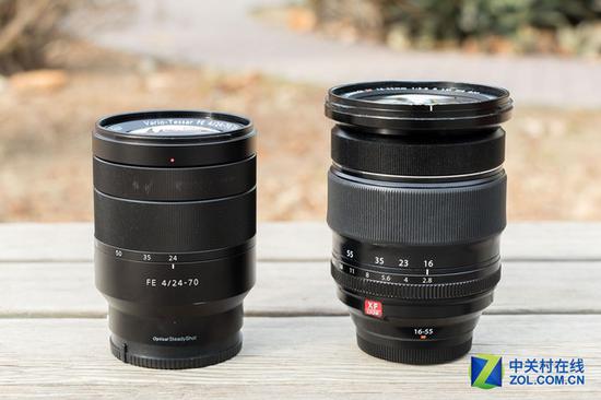 索尼24-70对比富士16-55镜头