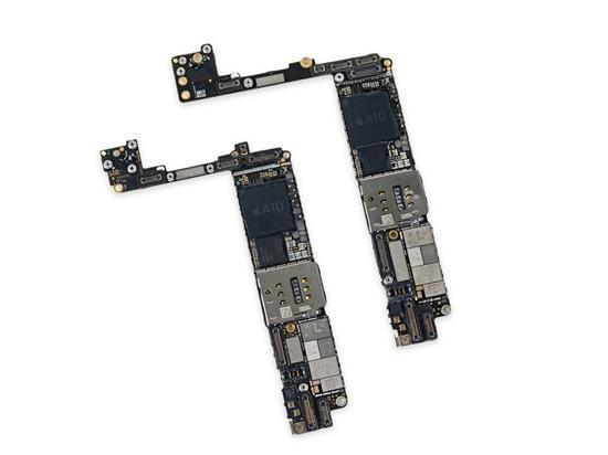 图为iphone 7主板