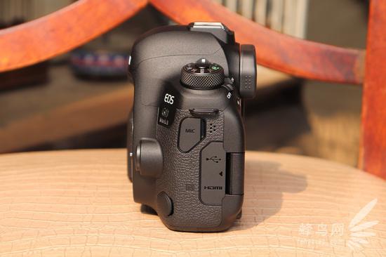 佳能eos 6d mark ii相机侧面外观设计