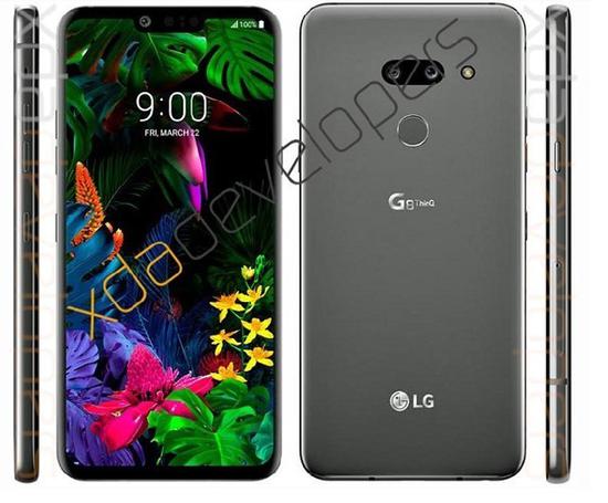 LG G8 ThinQ渲染图