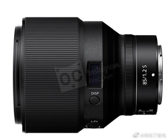 尼康Z 85mm F1.2假想图出炉