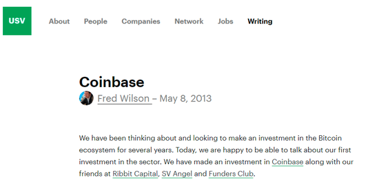 上市首日估值近千亿：Coinbase背后的天使投资人赚了多少？