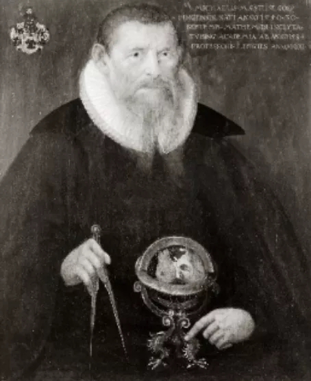 马斯特林的肖像画，创作于 1619 年。