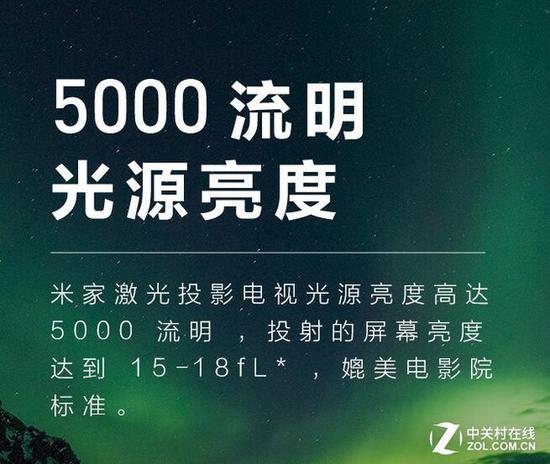 小米激光電視實測并沒有這么高的亮度