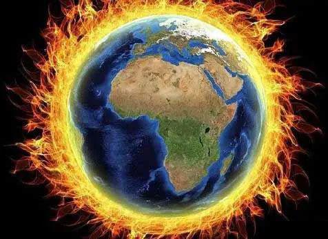 图1 燃烧的地球（图片来自网络）