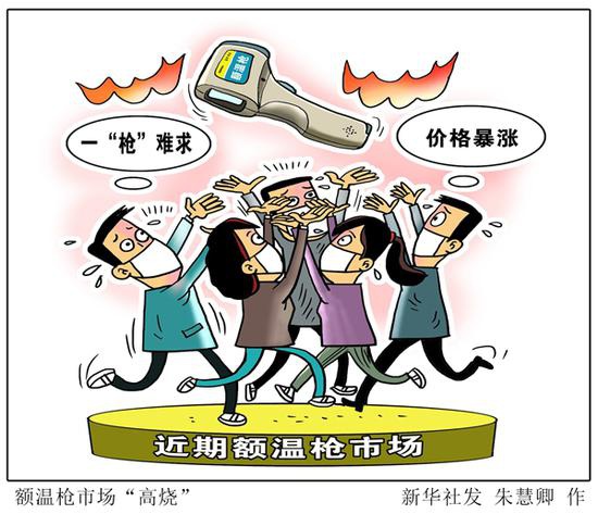 为何一"枪"难求价格暴涨?近期额温枪市