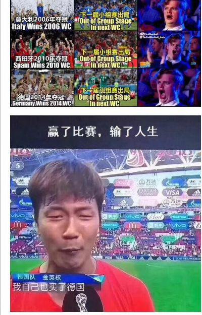 世界杯赔率:世界杯冷门太多?这是一件注定要发生的事 图片来源:新浪微博