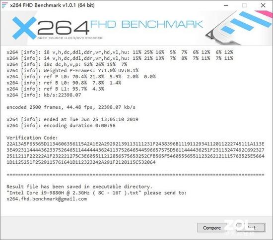 x264 FHD Benchmark测试