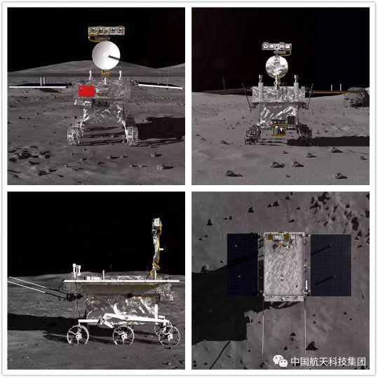 嫦娥四号月球车（多视图）