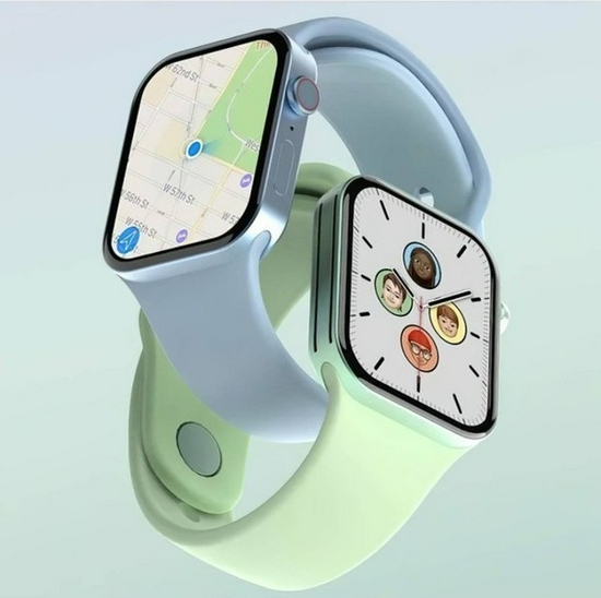 Apple Watch Series 7渲染图