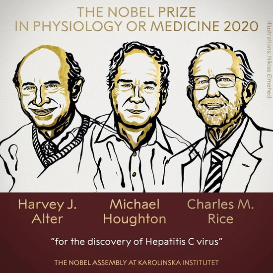 2020年诺贝尔生理学或医学奖获得者