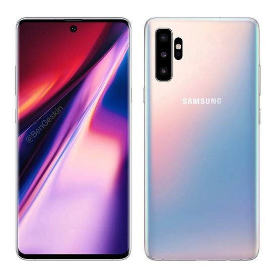 三星Note10渲染图(图取自slashleaks)