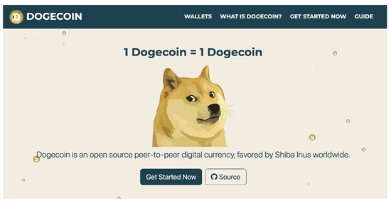 图片截自于Dogecoin官网