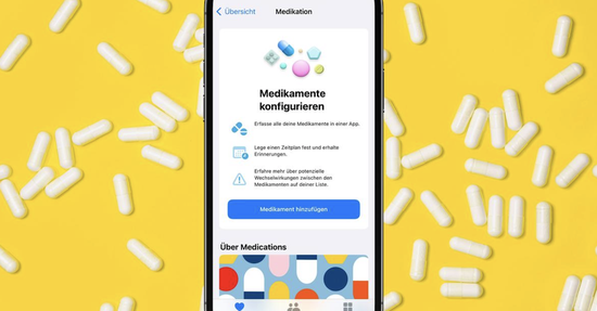 iOS16加入了详细的药物提醒功能｜Apple