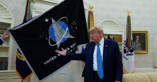 2019年,特朗普宣布成立第六个军栽“太空军”(来源:msn.com)