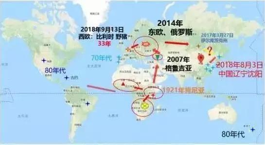 图片来源于中国农业科学院哈尔滨兽医研究所仇华吉研究员在李曼中国养猪大会的报告