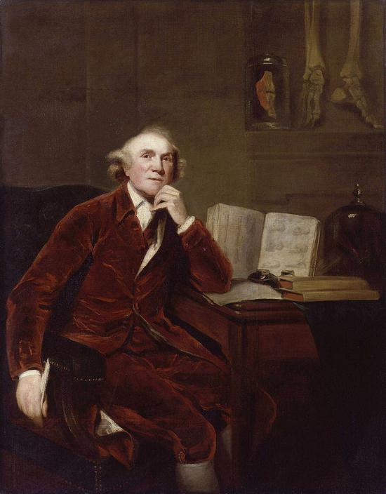  ▲苏格兰外科医生亨特（John Hunter）是18世纪最杰出的科学家之一，对解剖学和医学有非常多的贡献。（来源：wiki）