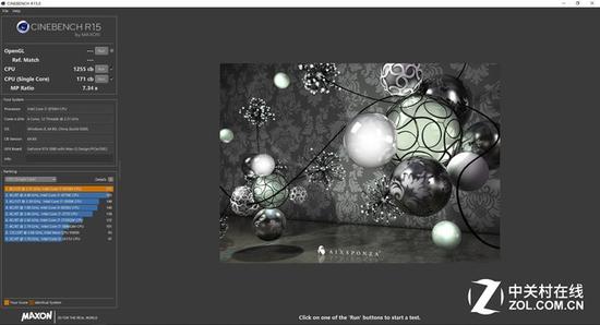 Cinebench R15跑分