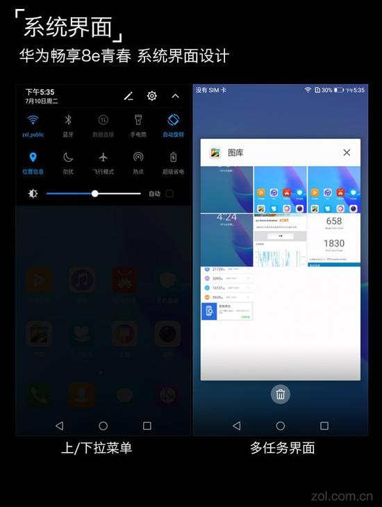 百元机竟有人脸识别 华为畅享8e青春评测(3)