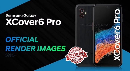 GizNext分享三星Galaxy XCover6 Pro三防机新渲染图