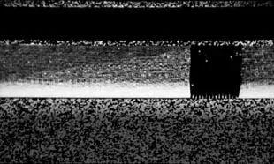 火星3号着陆器传回的唯一一张“照片” 