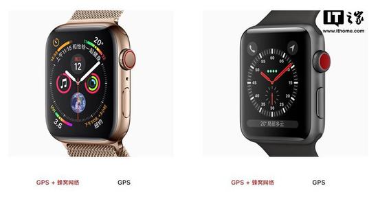 苹果Apple Watch Series 4全面对比Series 3|苹果|心率|传感器_苹果汇_