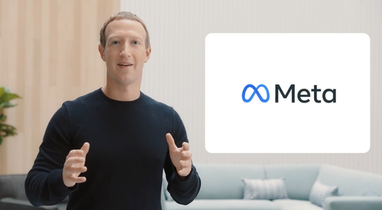 2021年十月末，扎克伯格宣布 Facebook 更名为 Meta