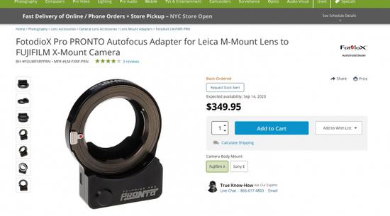 #新浪科技综合#FotodioX推出新款镜头转接环新浪科技综合2020-08-17 07:08:490阅