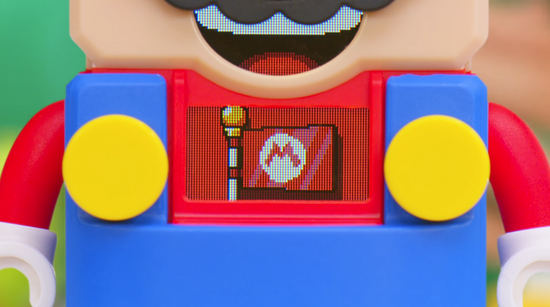  ▲ 马里奥乐高自带显示器