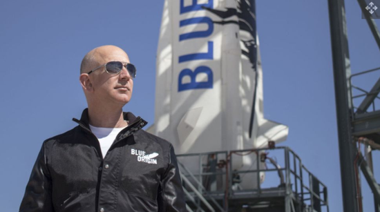 杰夫·贝索斯创办了蓝色起源太空探索公司，以满足其对太空探索野心