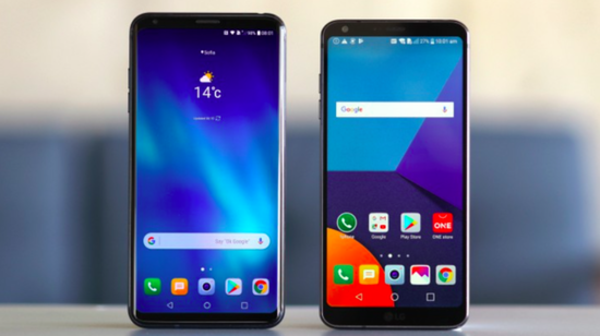 v30和lcd屏的lg g6虽然目前主流厂商都开始大规模采用oled屏幕,lg g7