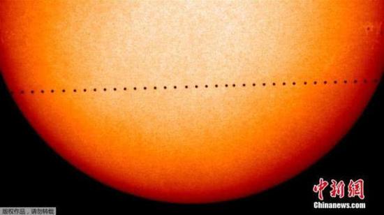 资料图：2016年水星凌日路径